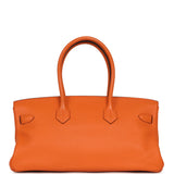 Vintage Hermes Shoulder Birkin 42 JPG Orange Clemence Gold Hardware - Thumbnail View 4