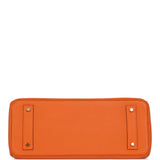 Vintage Hermes Shoulder Birkin 42 JPG Orange Clemence Gold Hardware - Thumbnail View 6