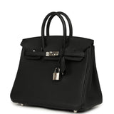 Pre-owned Hermes Birkin 25 Black Togo Palladium Hardware - Thumbnail View 5