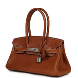 Hermes Shoulder Birkin Light 29 Fauve Barenia Faubourg Palladium Hardware - Thumbnail View 5