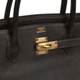 Vintage Hermes Birkin 40 Ebene Togo Gold Hardware - Thumbnail View 7