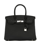 Hermes Birkin 30 Black Togo Palladium Hardware - Thumbnail View 1