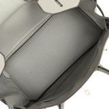 Pre-owned Hermes Birkin 30 Gris Mouette Togo Palladium Hardware - Thumbnail View 9