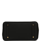 Pre-owned Hermes Birkin 25 Black Verso Togo Gold Hardware - Thumbnail View 6