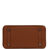 Pre-owned Hermes Birkin 25 Gold Togo, Matte Alligator Touch Palladium Hardware - Thumbnail View 6