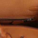 Pre-owned Hermes Birkin 25 Gold Togo, Matte Alligator Touch Palladium Hardware - Thumbnail View 8