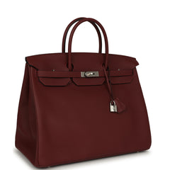 Hermes Birkin 40 Rouge H Togo Palladium Hardware