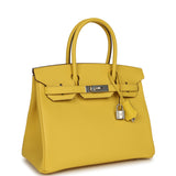 Hermes Birkin 30 Jaune de Naples Epsom Palladium Hardware - Thumbnail View 2