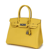 Hermes Birkin 30 Jaune de Naples Epsom Palladium Hardware - Thumbnail View 5