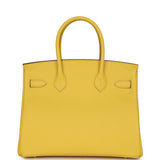 Hermes Birkin 30 Jaune de Naples Epsom Palladium Hardware - Thumbnail View 4