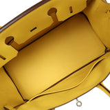 Hermes Birkin 30 Jaune de Naples Epsom Palladium Hardware - Thumbnail View 8