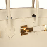 Pre-owned Hermes Birkin 30 Craie Togo Gold Hardware - Thumbnail View 7