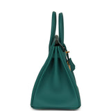 Hermes Birkin 25 Malachite Swift Gold Hardware - Thumbnail View 3