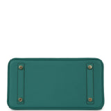 Hermes Birkin 25 Malachite Swift Gold Hardware - Thumbnail View 6