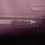 Pre-owned Hermes Birkin 30 Amethyst Shiny Porosus Crocodile Palladium Hardware - Thumbnail View 9
