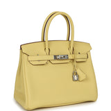 Hermes Birkin 30 Jaune Poussin Togo Palladium Hardware - Thumbnail View 2
