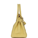 Hermes Birkin 30 Jaune Poussin Togo Palladium Hardware - Thumbnail View 3