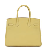 Hermes Birkin 30 Jaune Poussin Togo Palladium Hardware - Thumbnail View 4