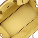 Hermes Birkin 30 Jaune Poussin Togo Palladium Hardware - Thumbnail View 8
