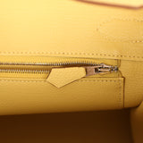 Hermes Birkin 30 Jaune Poussin Togo Palladium Hardware - Thumbnail View 9