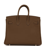 Hermes Birkin 25 Toundra Togo Palladium Hardware - Thumbnail View 4