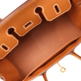 Pre-owned Hermes Birkin Sellier 25 Gold Epsom Gold Hardware - Thumbnail View 8