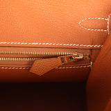 Pre-owned Hermes Birkin Sellier 25 Gold Epsom Gold Hardware - Thumbnail View 9