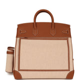 Hermes Birkin Cargo HAC 40 Gold Togo, Ecru-Beige Cargo H Canvas Palladium Hardware - Thumbnail View 4