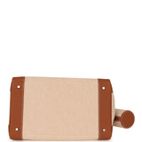Hermes Birkin Cargo HAC 40 Gold Togo, Ecru-Beige Cargo H Canvas Palladium Hardware - Thumbnail View 7