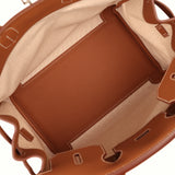 Hermes Birkin Cargo HAC 40 Gold Togo, Ecru-Beige Cargo H Canvas Palladium Hardware - Thumbnail View 10