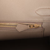 Pre-owned Hermes Birkin 30 Etain Epsom Gold Hardware - Thumbnail View 9
