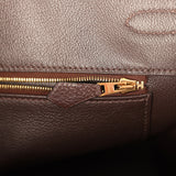 Pre-owned Hermes Birkin 35 Chocolate Togo Gold Hardware - Thumbnail View 9