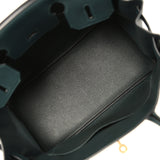 Hermes Birkin 30 Vert Cypress Taurillon Novillo Gold Hardware - Thumbnail View 8