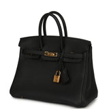 Pre-owned Hermes Birkin 25 Black Togo Gold Hardware - Thumbnail View 5