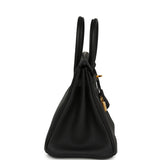 Pre-owned Hermes Birkin 25 Black Togo Gold Hardware - Thumbnail View 3