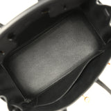Pre-owned Hermes Birkin 25 Black Togo Gold Hardware - Thumbnail View 8
