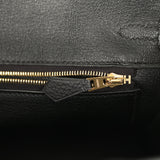 Pre-owned Hermes Birkin 25 Black Togo Gold Hardware - Thumbnail View 9