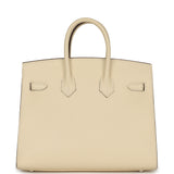 Hermes Birkin Sellier 25 Nata Epsom Palladium Hardware - Thumbnail View 4
