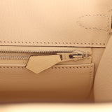 Hermes Birkin Sellier 25 Nata Epsom Palladium Hardware - Thumbnail View 9