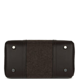 Hermes Birkin 25 "Go Team" Ebene Swift, Feutre Palladium Hardware - Thumbnail View 7