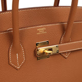 Hermes Birkin 35 Gold Togo Gold Hardware - Thumbnail View 7