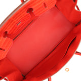 Pre-owned Hermes Birkin 35 Geranium Matte Porosus Crocodile Gold Hardware - Thumbnail View 8