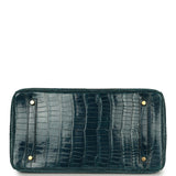Pre-owned Hermes Birkin 35 Colvert Shiny Porosus Crocodile Gold Hardware - Thumbnail View 6