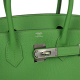Hermes Birkin 30 Vert Yucca Togo Palladium Hardware - Thumbnail View 7