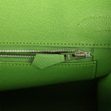 Hermes Birkin 30 Vert Yucca Togo Palladium Hardware - Thumbnail View 9