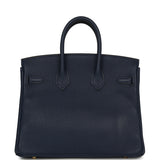 Hermes Birkin 25 Bleu Navy Togo Gold Hardware - Thumbnail View 4