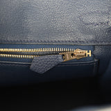 Hermes Birkin 25 Bleu Navy Togo Gold Hardware - Thumbnail View 9