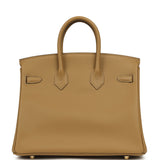 Hermes Birkin 25 Dune Swift Permabrass Hardware - Thumbnail View 4