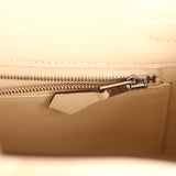 Hermes Birkin 25 Nata Swift Palladium Hardware - Thumbnail View 9