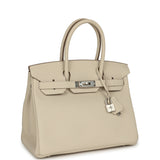 Hermes Birkin 30 Craie Togo Palladium Hardware - Thumbnail View 2